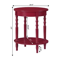 Convenience Concepts Classic Living Room Collection End Table