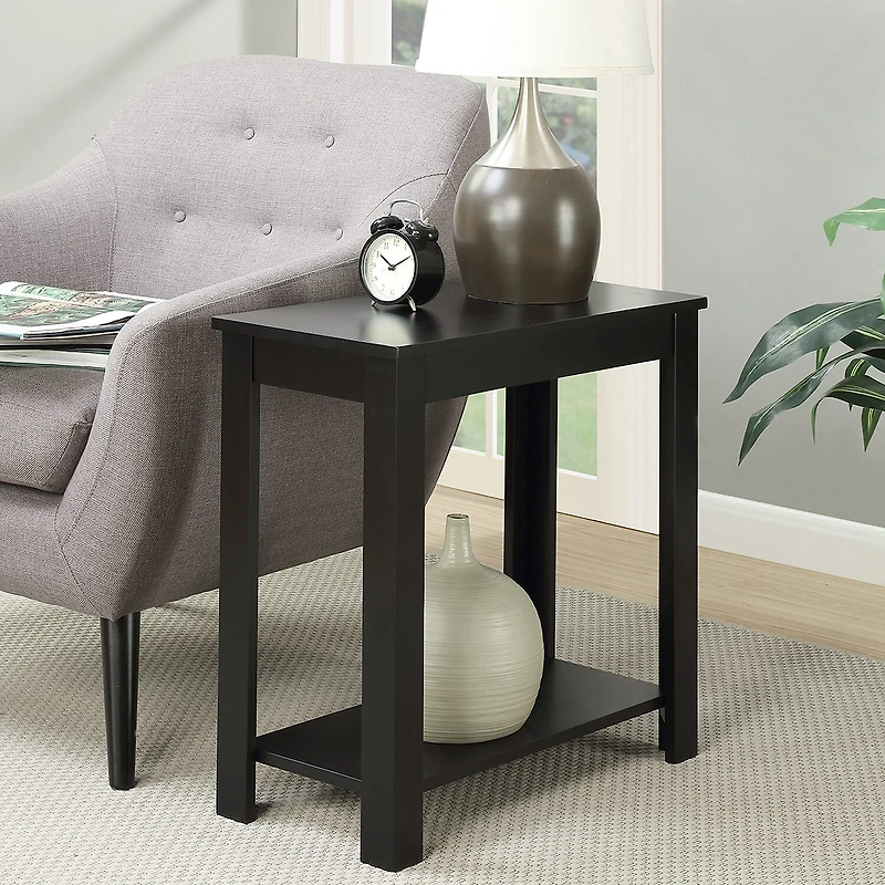 Convenience Concepts Baja Living Room Collection Storage Chairside Table