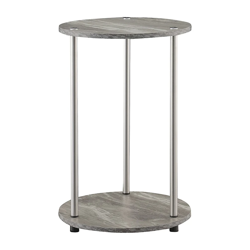 Convenience Concepts No Tools Living Room Collection Storage End Table