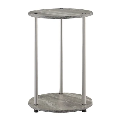 Convenience Concepts No Tools Living Room Collection Storage End Table