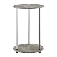 Convenience Concepts No Tools Living Room Collection Storage End Table