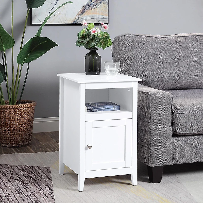 Convenience Concepts Designs2go Living Room Collection Storage End Table