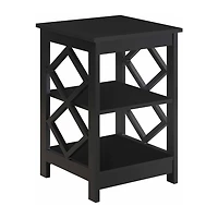 Convenience Concepts Diamond Living Room Collection Storage End Table