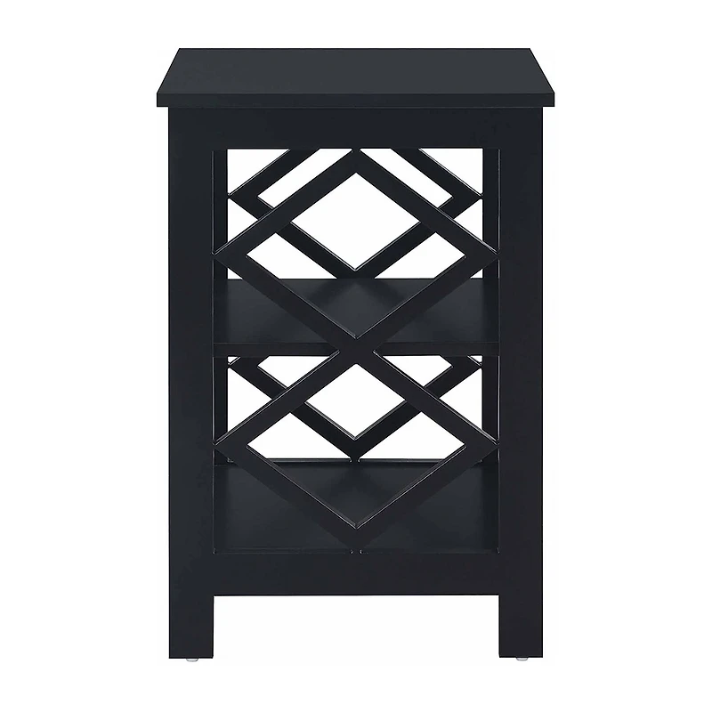 Convenience Concepts Diamond Living Room Collection Storage End Table