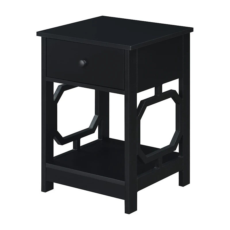 Convenience Concepts Omega Living Room Collection Storage 1-Drawer End Table
