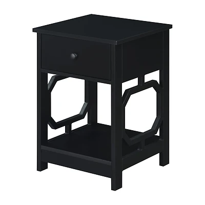 Convenience Concepts Omega Living Room Collection Storage 1-Drawer End Table