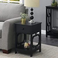 Convenience Concepts Omega Living Room Collection Storage 1-Drawer End Table