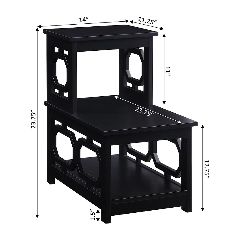 Convenience Concepts Omega Living Room Collection Storage End Table