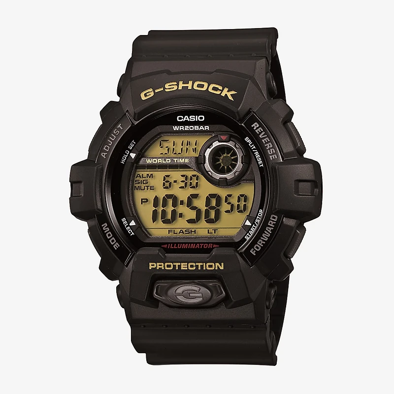 Casio Mens Black Strap Watch G-8900-1cr