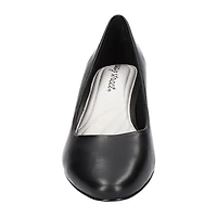 Easy Street Ballari Womens Round Stiletto Heel Pumps