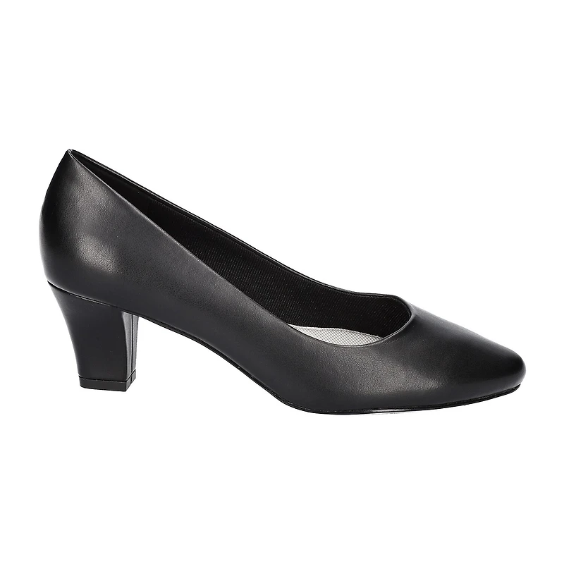 Easy Street Ballari Womens Round Stiletto Heel Pumps