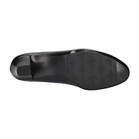 Easy Street Ballari Womens Round Stiletto Heel Pumps