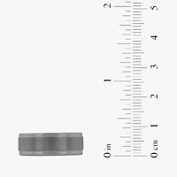 Mens 8MM Tantalum Wedding Band