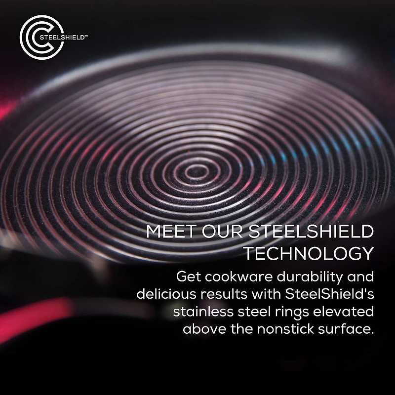Circulon Steelshield Stainless Steel -pc. Cookware Set