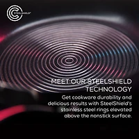 Circulon Steelshield Stainless Steel -pc. Cookware Set