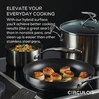Circulon Steelshield Stainless Steel -pc. Cookware Set