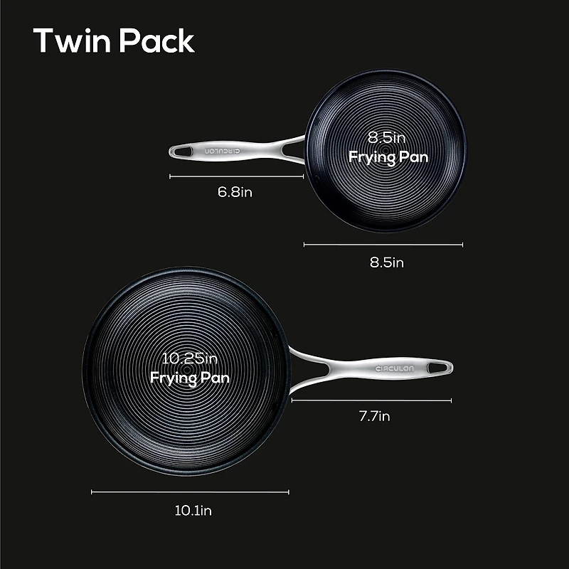 Circulon Steelshield Stainless Steel -pc. Cookware Set