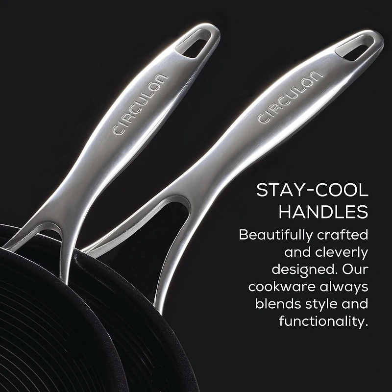 Circulon Steelshield Stainless Steel -pc. Cookware Set