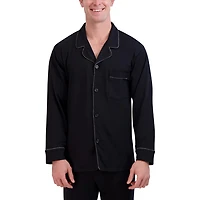 Hanes Mens Knit Long Sleeve 2-pc. Pant Pajama Set