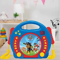 Portable Cd Player With 2 Microphones Paw Patrol Electronic Game