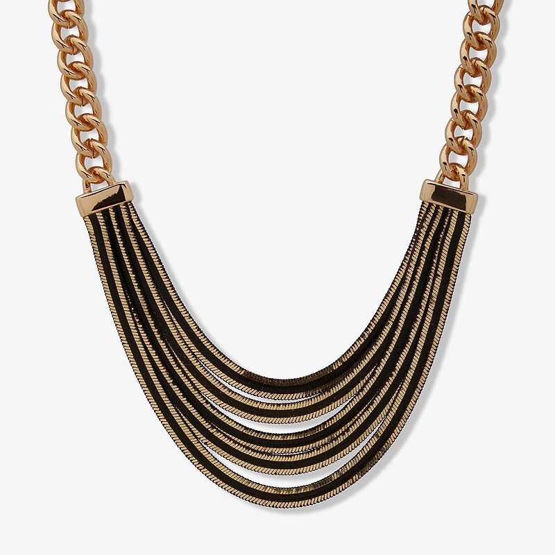 Worthington Womens 16 Inch Collar Necklace