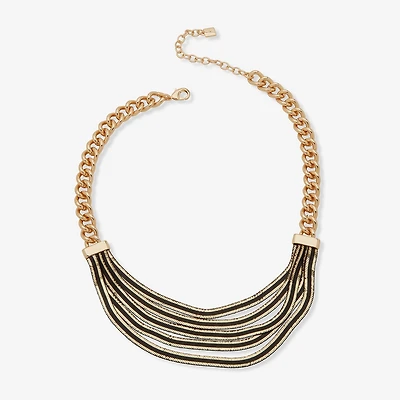 Worthington Womens 16 Inch Collar Necklace