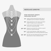 Worthington Womens 16 Inch Collar Necklace