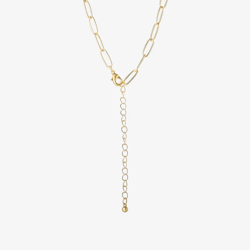 JS Jessica Simpson Womens Multi Color Alloy 18 Inch Pendant Necklace