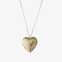 JS Jessica Simpson Womens 18 Inch Locket Necklace