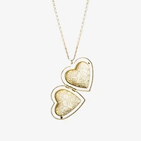 JS Jessica Simpson Womens 18 Inch Locket Necklace