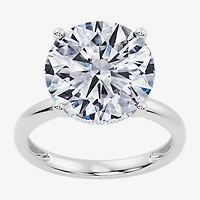 Signature By Modern Bride (F / Vs2) Womens 1/10 Ct. T.W. Lab Grown White Diamond 14K Gold Round Engagement Ring