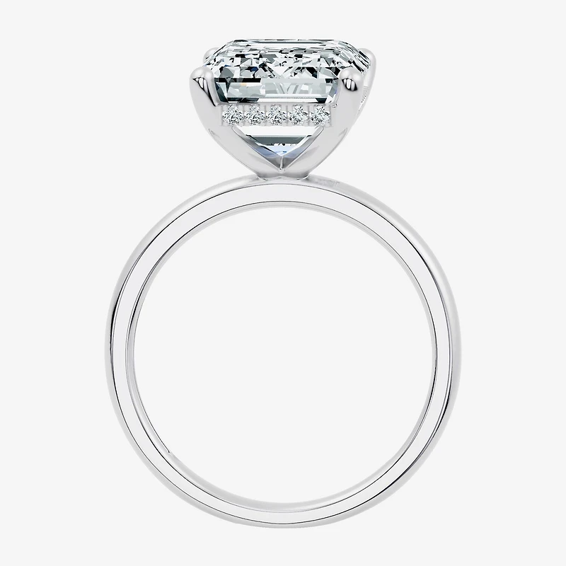 Signature By Modern Bride (F / Vs2) Womens 1/10 Ct. T.W. Lab Grown White Diamond 14K Gold Engagement Ring