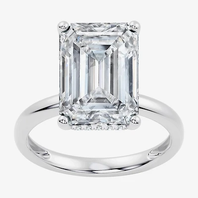 Signature By Modern Bride (F / Vs2) Womens 1/10 Ct. T.W. Lab Grown White Diamond 14K Gold Engagement Ring