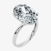Signature By Modern Bride (F / Vs2) Womens 10 1/10 Ct. T.W. Lab Grown White Diamond 14K Gold Oval Engagement Ring