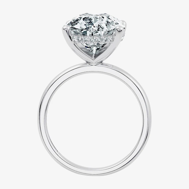 Signature By Modern Bride (F / Vs2) Womens 1/10 Ct. T.W. Lab Grown White Diamond 14K Gold Pear Engagement Ring
