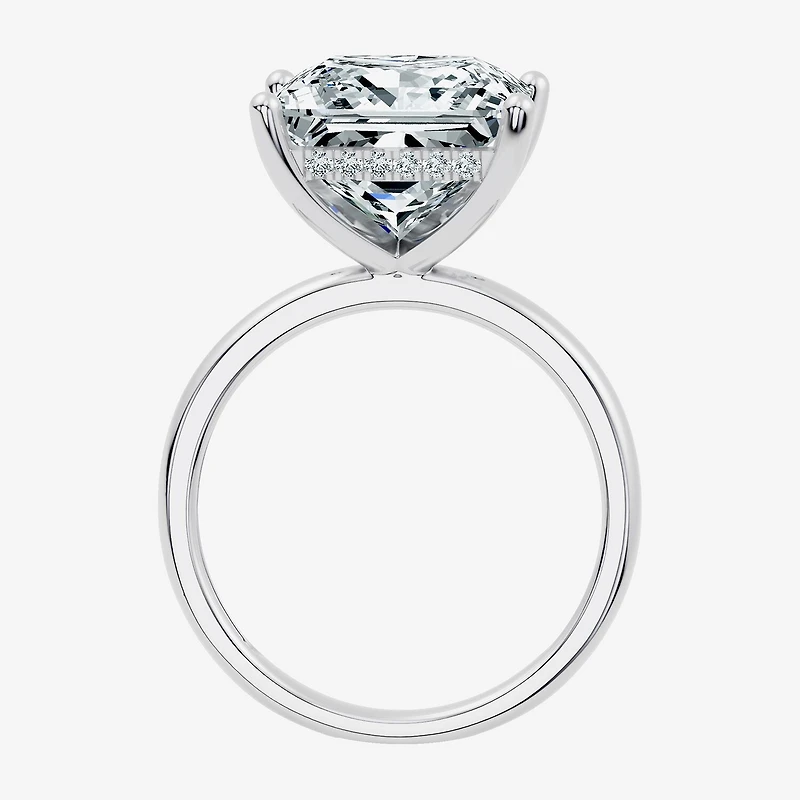 Signature By Modern Bride (F / Vs2) Womens 1/10 Ct. T.W. Lab Grown White Diamond 14K Gold Engagement Ring