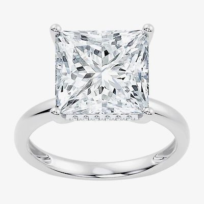 Signature By Modern Bride (F / Vs2) Womens 1/10 Ct. T.W. Lab Grown White Diamond 14K Gold Engagement Ring