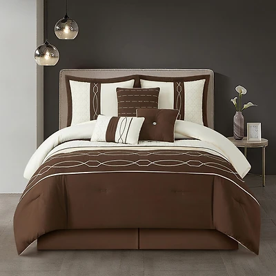 Stratford Park Kayden 7pc Midweight Comforter Set