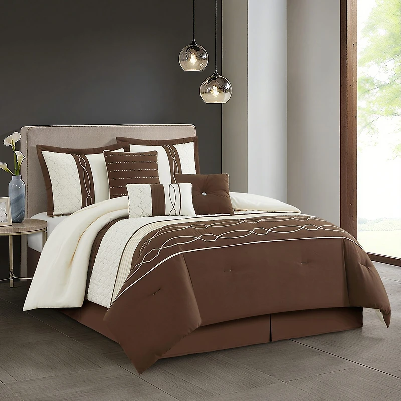 Stratford Park Kayden 7pc Midweight Comforter Set