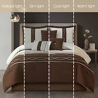 Stratford Park Kayden 7pc Midweight Comforter Set