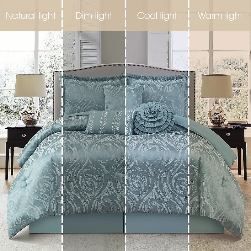 Stratford Park Rory 7-pc. Floral Lightweight Comforter Set