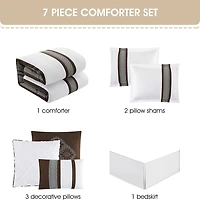 Stratford Park Keegan 7pc Lightweight Comforter Set