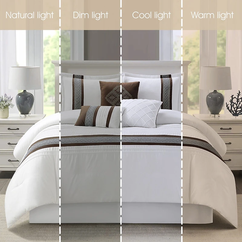 Stratford Park Keegan 7pc Lightweight Comforter Set