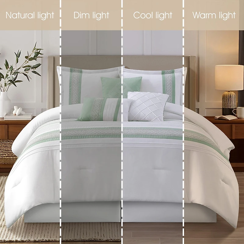Stratford Park Keegan 7pc Lightweight Comforter Set