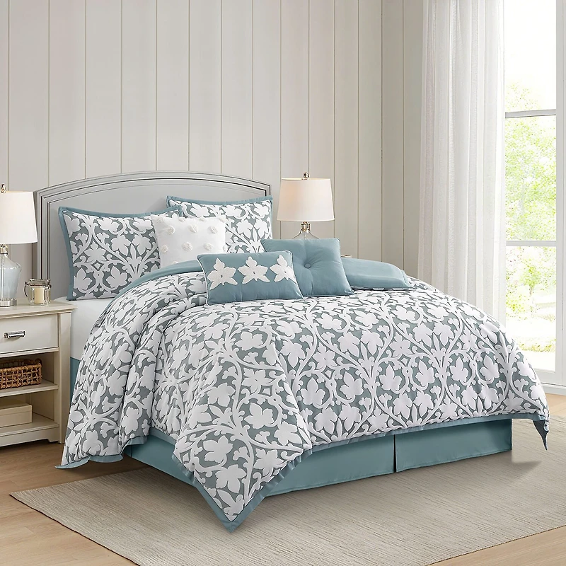 Stratford Park Beatrix 7-pc. Floral Lightweight Comforter Set