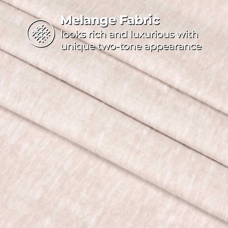 SUPERIOR® Melange Chambray Plain Weave Deep Pocket Sheet Set