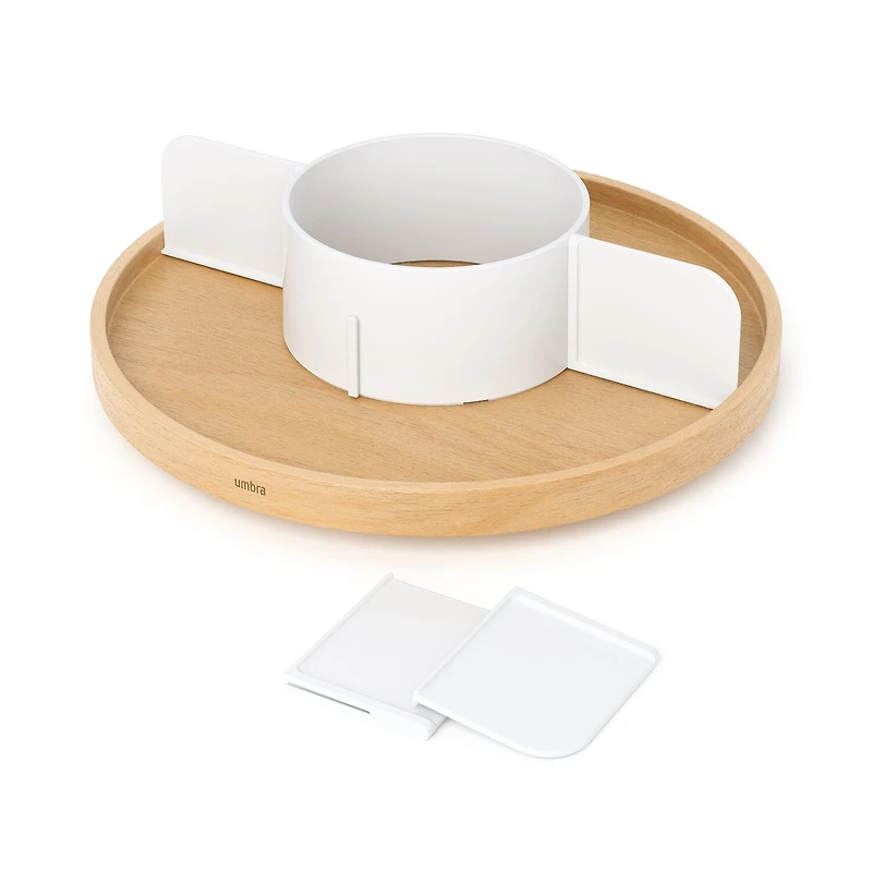 Umbra Bellwood Wood Lazy Susan