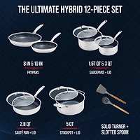 Blue Diamond Bond Stainless Steel 12-pc. Cookware Set