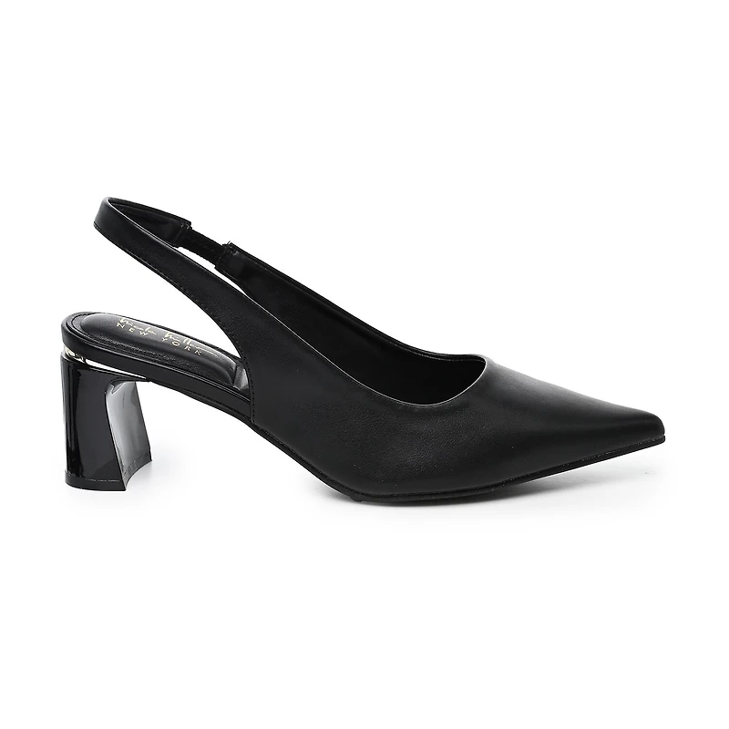 Nicole Miller Kelty Womens Pointed Closed Toe Block Heel Pumps