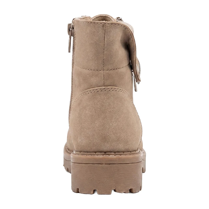 Pop Womens Sidney Flat Heel Booties
